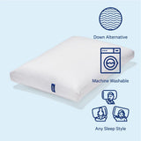 Casper Sleep Essential Kissen zum Schlafen, Kingsize, Weiß Naty Shop Standardkissen
