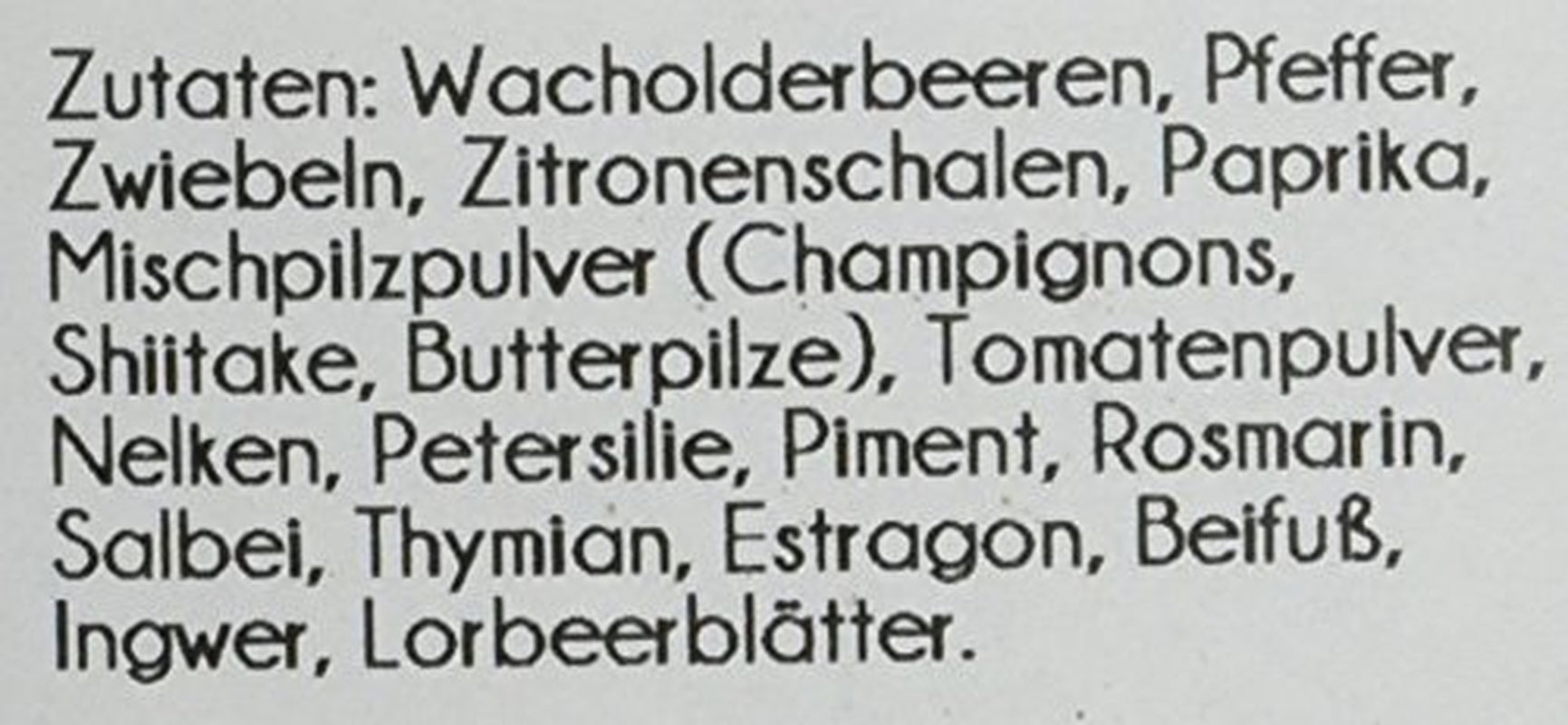 Wildgewürze 400 g, 1er Pack (1x 0,4 kg)