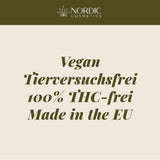 Nordic Cosmetics, Vegane Augencreme gegen Falten und Augenringe mit Hyaluronsäure, 10 ml Kosmetik und Schönheit Naty Shop