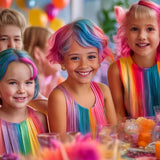 Lebendiges 12-Farben-Haarfärbestift-Set (Wagen) - einfach zu verwenden - auswaschbar - temporäre Haarfärbung - auch für dunkle Haarfarben - als Geschenk Halloween Karneval Geburtstag Weihnachten Haarfärbemittel Naty Shop