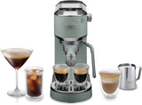 De'Longhi Dedica Style EC 685.B – Espressomaschine mit Siebträger, Espressomaschine mit professionellem Milchaufschäumer, nur 15 cm breit, für gemahlenen Kaffee oder ESE-Kapseln, 1 l Wassertank, schwarz