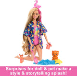 BARBIE Pop Reveal Rise & Surprise Geschenkset – 15+ Überraschungen, darunter 1 Barbie-Puppe, Strandzubehör für spielerischen und fruchtigen Spaß für Kinder ab 3 Jahren, 57 HRK