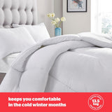 Silentnight Bounceback-Bettdecke, 13,5 Tog, Kingsize, Baumwollmischgewebe, weiß, Kingsize Bettdecken und Steppdecken Naty Shop