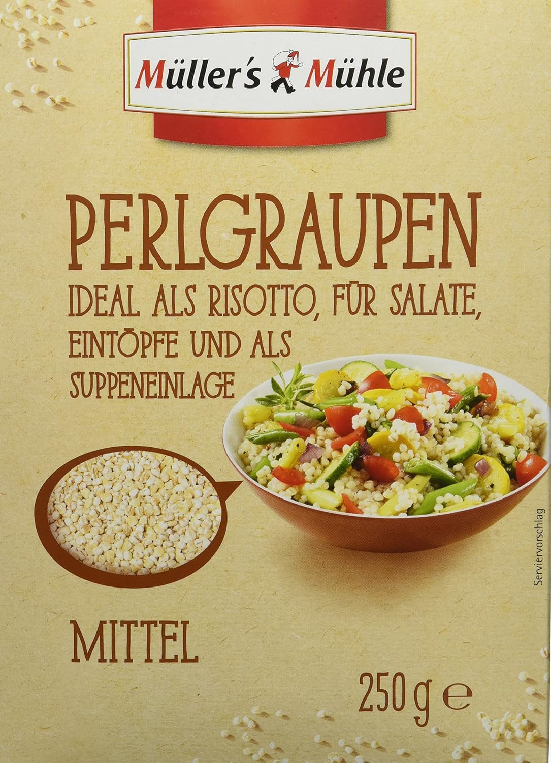 Müller's Mühle Graupen, 250g (5er Pack)