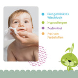 Cleanic Baby Eco Pure Water Feuchttücher – (1 x 50 Stk.) Feuchttücher für Kinder und Kleinkinder – parfümfrei, abspülbar, empfindliche Haut – 50 Stk.