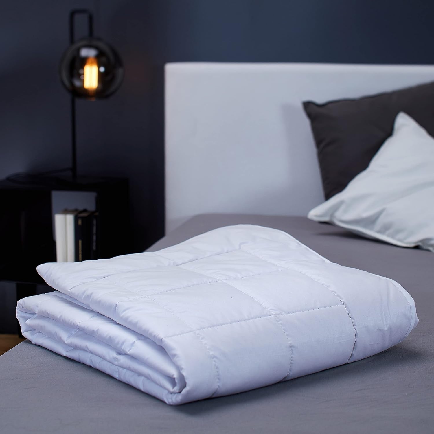 Billerbeck Simone Superlight Quilt – Seidensteppdecke – 135 x 200 cm – Sommersteppdecke, kühlende Steppdecke, leichte Sommersteppdecke – 100 % Baumwolle, weiß Steppdecken und Steppdecken Naty Shop