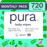 Umweltfreundliche Einweg-Babytücher für empfindliche Babyhaut, 70 Tücher (1 Packung), 99 % Wasser, 100 % plastikfrei, für empfindliche Haut, die zu Ekzemen neigt, bei Neugeborenen, biologisch abbaubar, vegan