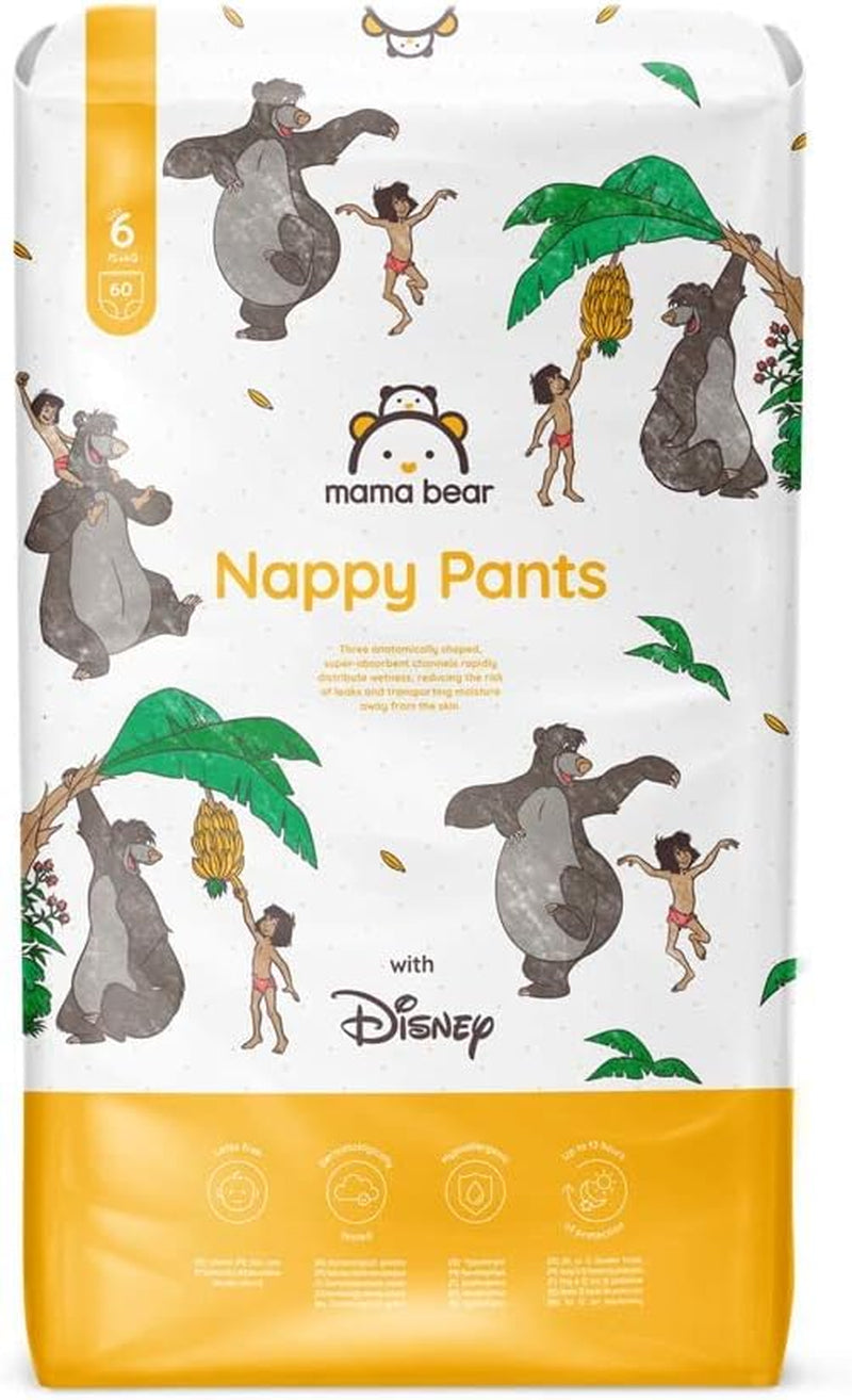 Amazon-Marke: Mama Bear Disney Windeln, Größe 5 (12–17 kg) – Monatsbox, Weiß, 140 Stück (2 Packungen mit 70 Stück)