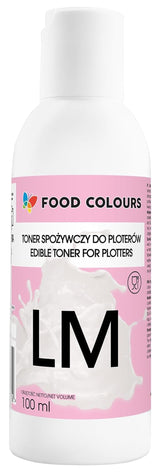Lebensmittelfarben-Set mit essbaren Tinten für Plotter 6 x 100 ml | Helles Cyan | Cyan | Helles Magenta | | Magenta | Gelb | Schwarz | Essbarer Druck, Oblatenpapierdruck, dekorativer Kuchenbelag