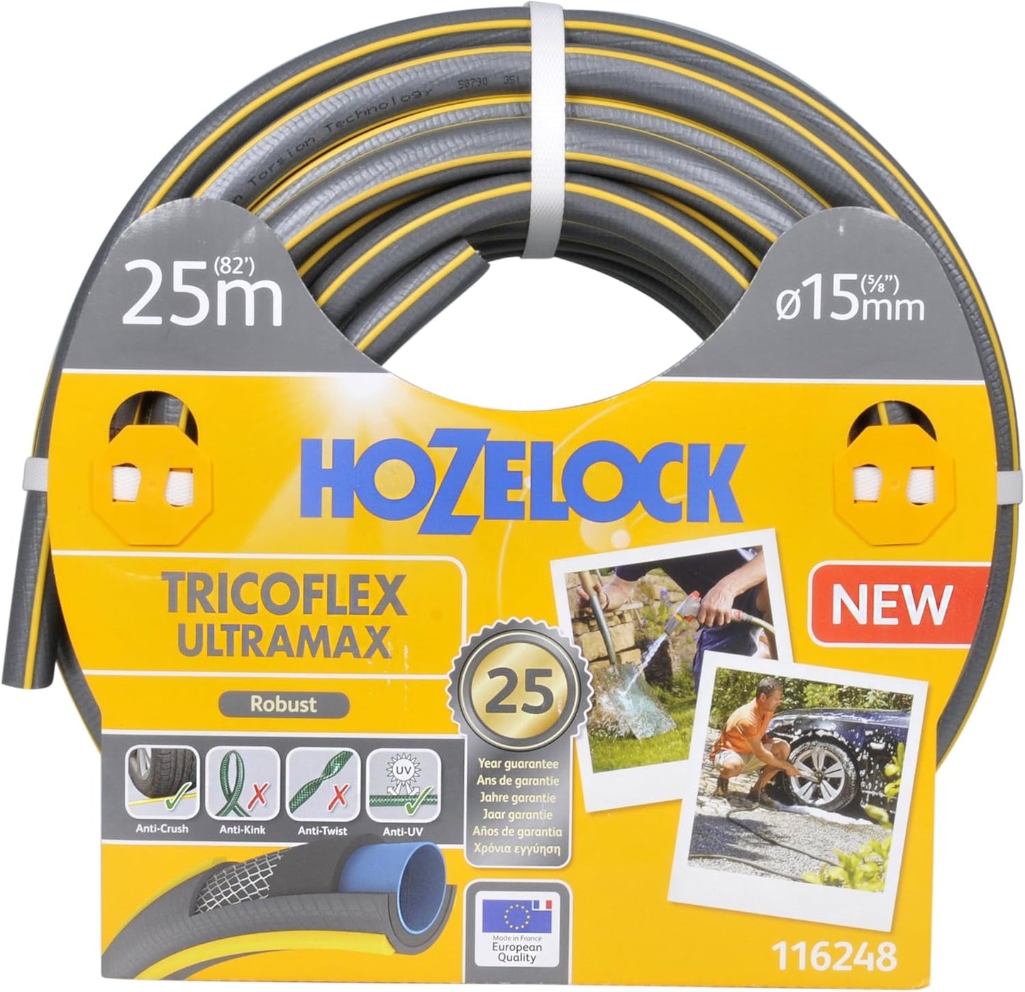Schlauch Hozelock Tricoflex Ultramax 25 m (Durchmesser 12,5 mm)