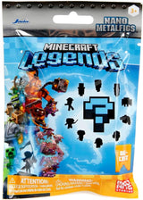 Jada Toys – Minecraft Blind Pack Nanofigs, Wave 2, Minecraft Legends Nano Metall-Sammelfigur, verschiedene Modelle, 4 cm, ab 3 Jahren, schwarz, Actionfiguren Naty Shop