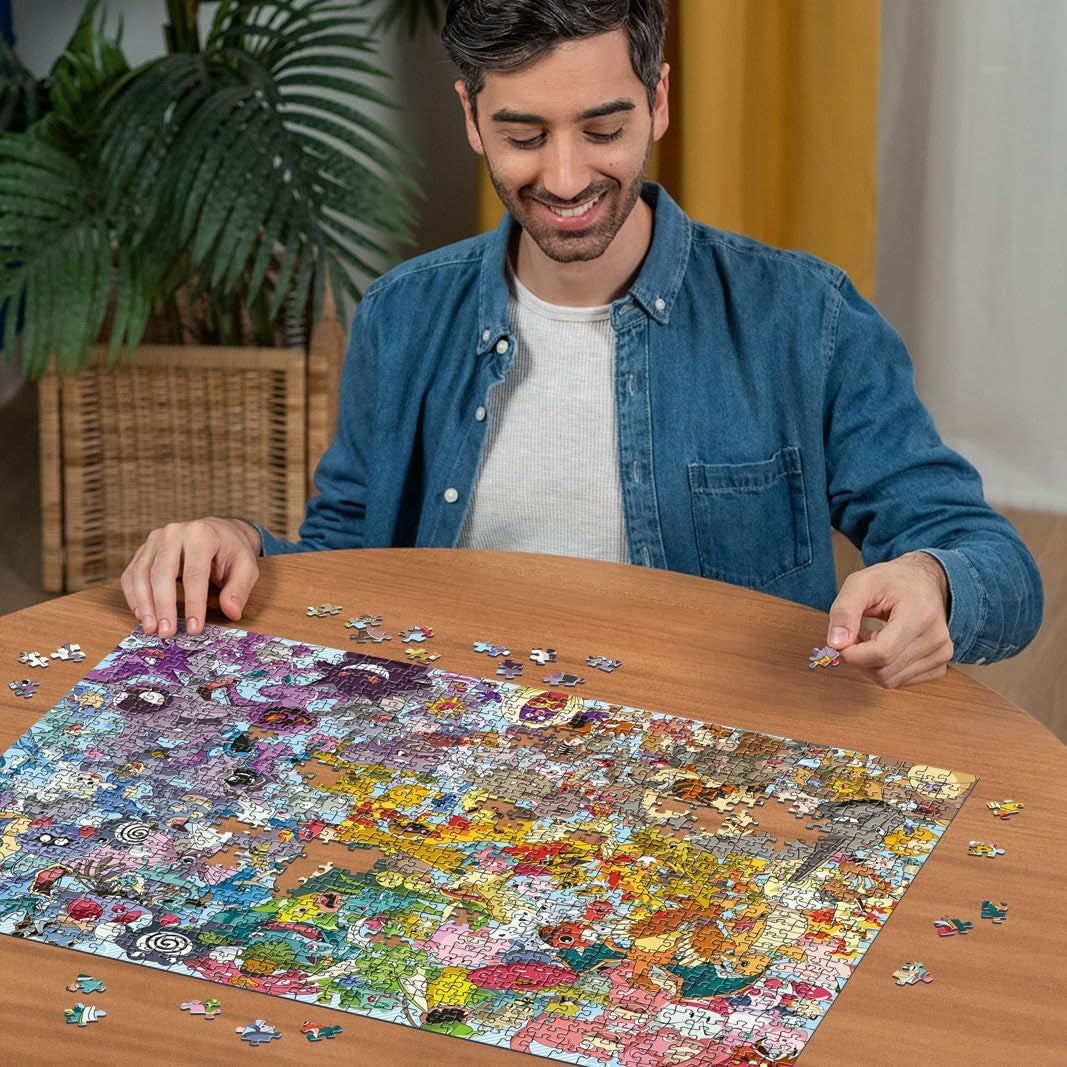 Ravensburger Puzzle 1000 Teile 12000460 Herausforderungs-Pokémon – Alle 150 Pokémon der ersten Generation als herausforderndes Puzzle für Erwachsene und Kinder ab 14 Jahren. Puzzle Naty Shop