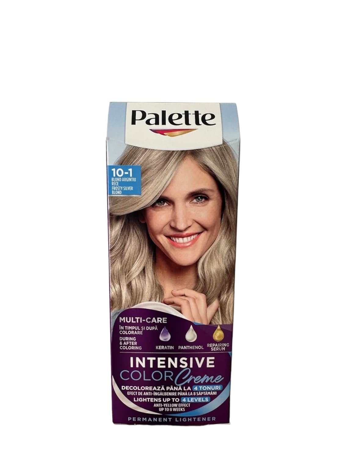PALETTE Intensive Color Creme Haarfärbemittel farba do w³osów kremie C10 Frosty Silver Blond Haarfärbemittel Naty Shop Standardtitel