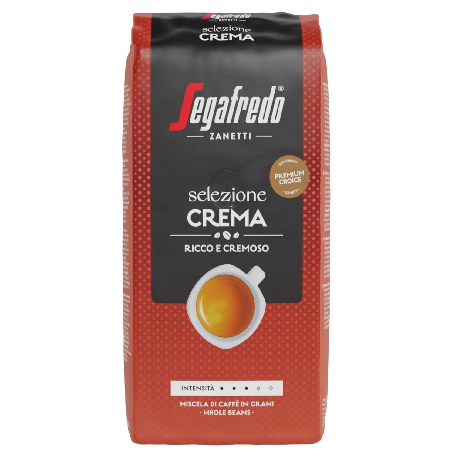 Segafredo Zanetti Selezione Sahnebohnen, 6er Pack (1 x 1 kg)