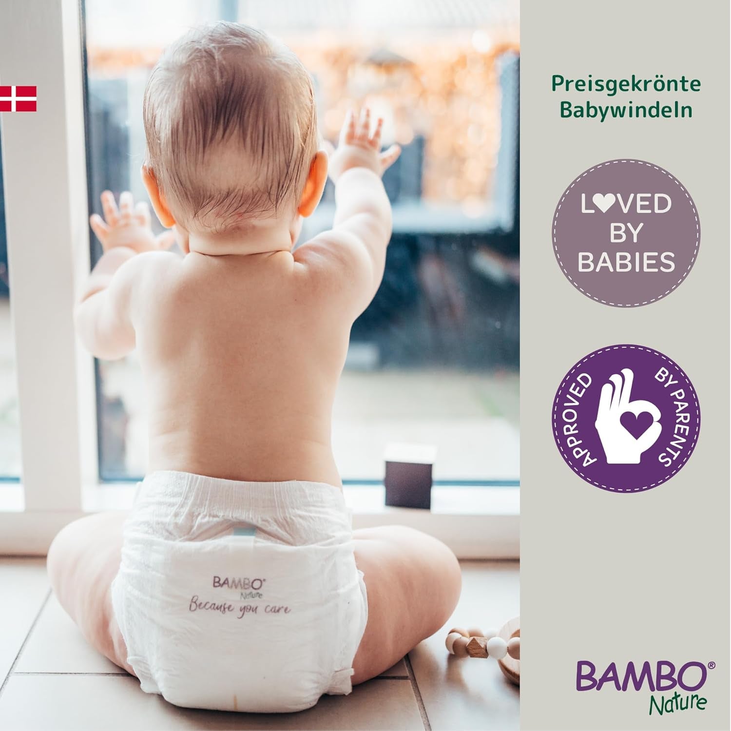 Bambo Nature Babywindeln, Größe 4 (7-14 kg) – 48 Stück. Premium-Windeln mit verbessertem Auslaufschutz | Ultimativer Komfort und Freiheit für aktive Kinder | Dermatologisch getestete Windeln