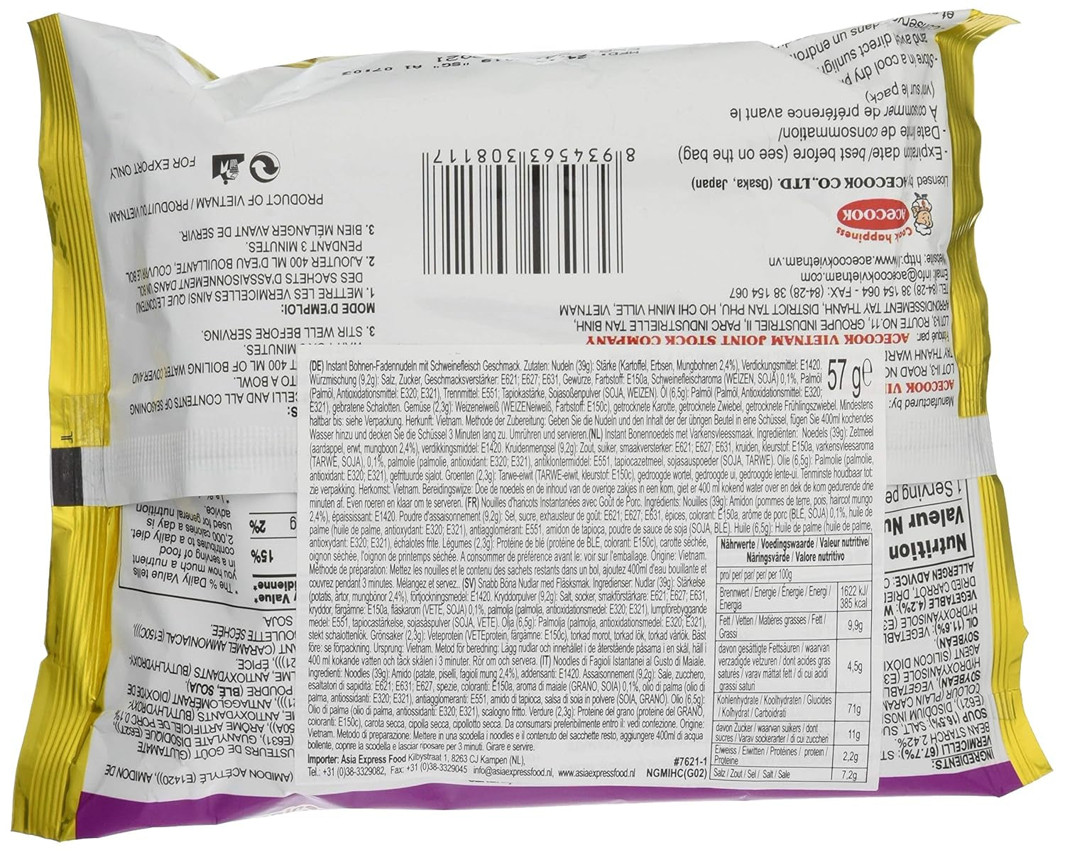 - GD Glas-Instantnudeln mit Schweinefleisch – (1 x 57 g)