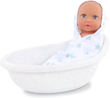 LullaBy – Puppenbadewanne – Badeset – Badespielzeug – Puppenzubehör – Realistisches Wasserspiel – Kinder ab 2 Jahren