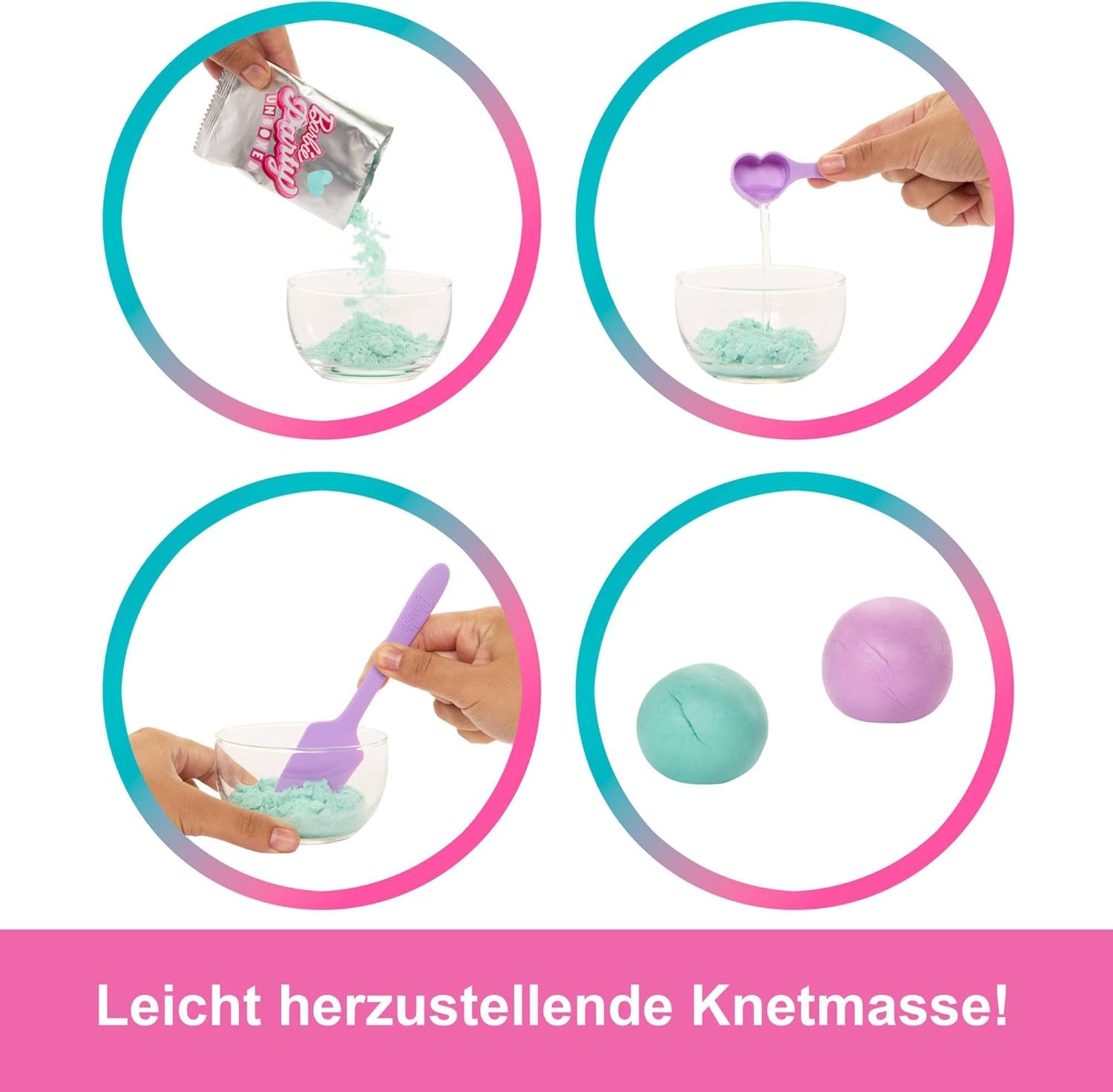 Barbie-Party-Puppe ausgepackt und Zubehör, Geburtstags-Haustier-Serie, 10 Überraschungs-Party-Stern-Set, inklusive Farbwechseleffekt und Kuchendekorationen JFG72