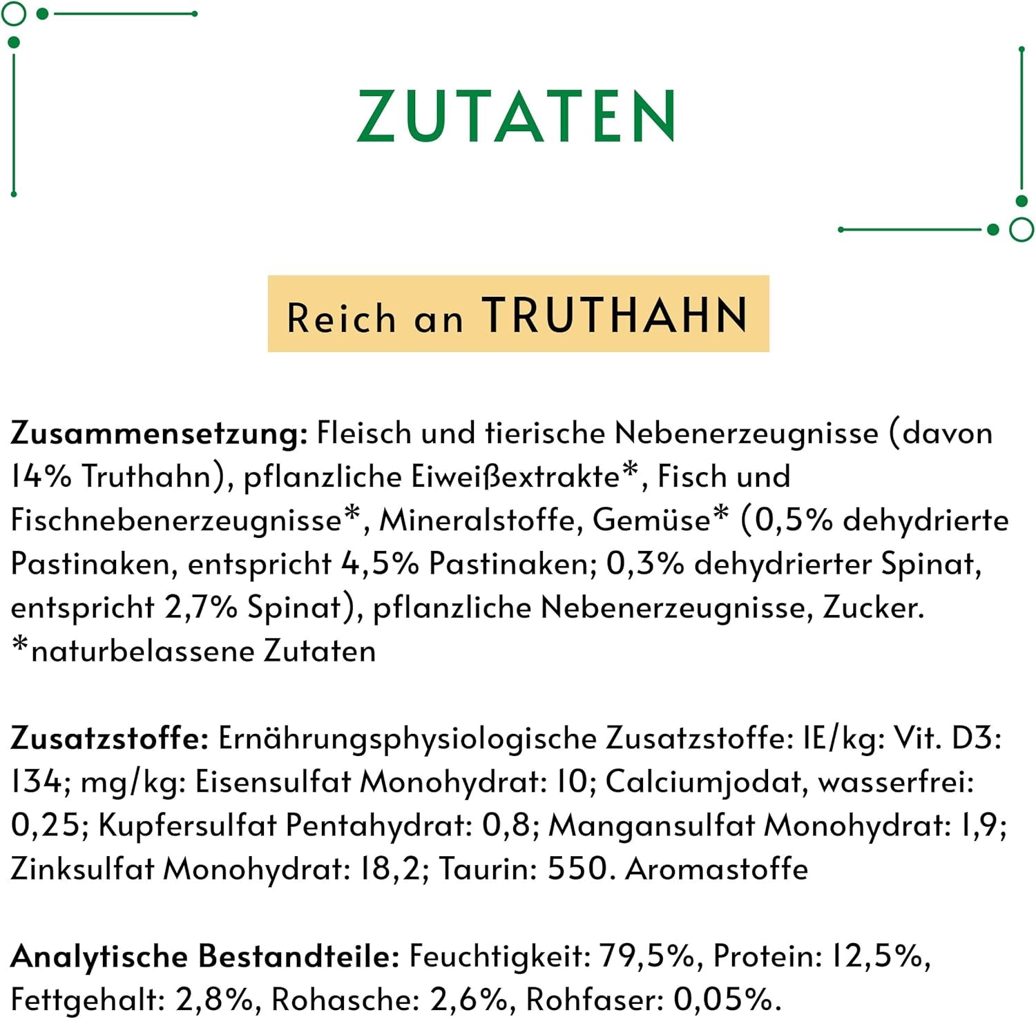 Gourmet Nature's Creation Nassfutter für Katzen in Gelee, natürlicher Truthahn, 12er-Pack (12 x 85 g)