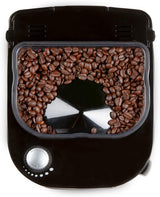 DOMO DO721K Espressomaschine „Grind and Brew“ – Bean-to-Cup-Funktion – LCD-Display – Für gemahlenen Kaffee oder ganze Bohnen – 1,5 l
