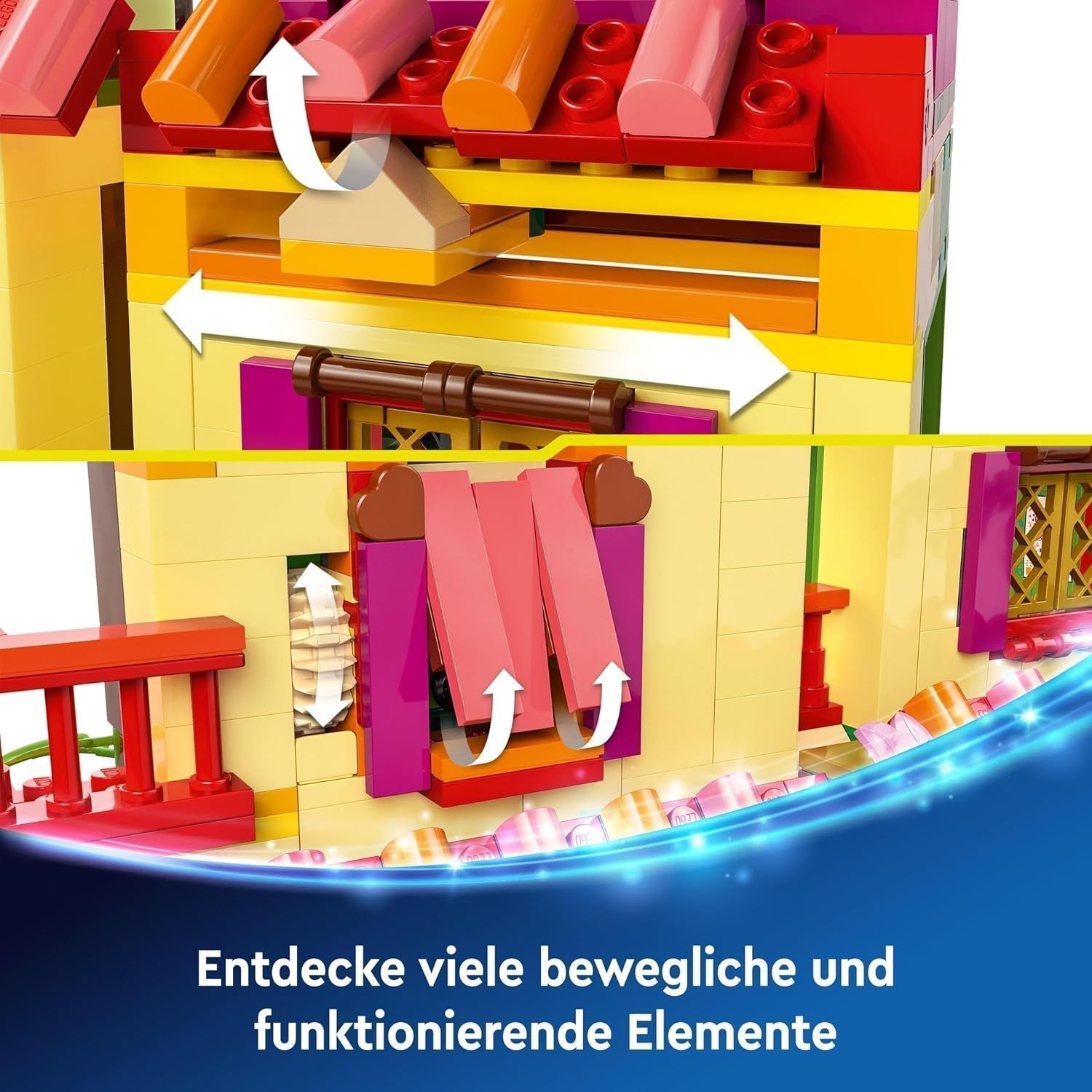 LEGO Ç€ Disney Encanto Magisches Haus der Madrigale Kinderpuppenhaus mit Mirabel Spielfigur Bauspielzeug für Mädchen und Jungen ab 7 Jahren 43245 Bausets Besuchen Sie den LEGO-Store