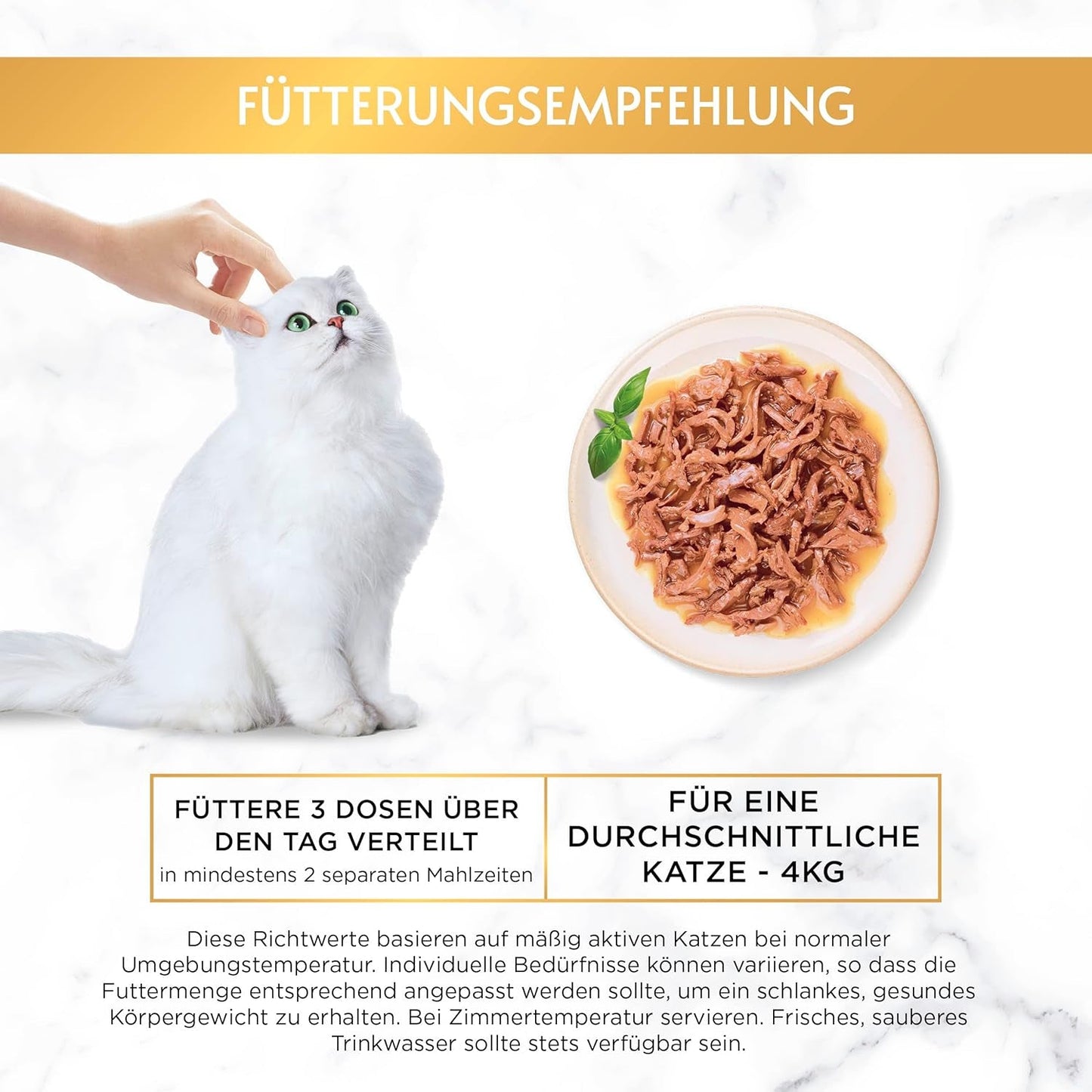 Gourmet Gold Succulent Fine Strips, Nassfutter für Katzen mit Huhn, 12er Pack (12 x 85 g)