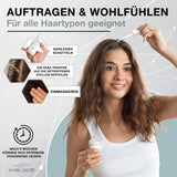Hairlexier Haarwuchsmittel für Frauen – Rosmarin-Haaröl, Rizinusöl-Haaröl, Lavendelöl, natürliches Haarserum gegen diffusen Haarausfall, unterstützt das Haarwachstum, vegan & biologisch + Arbeitsbuch Haarpflege Naty Shop