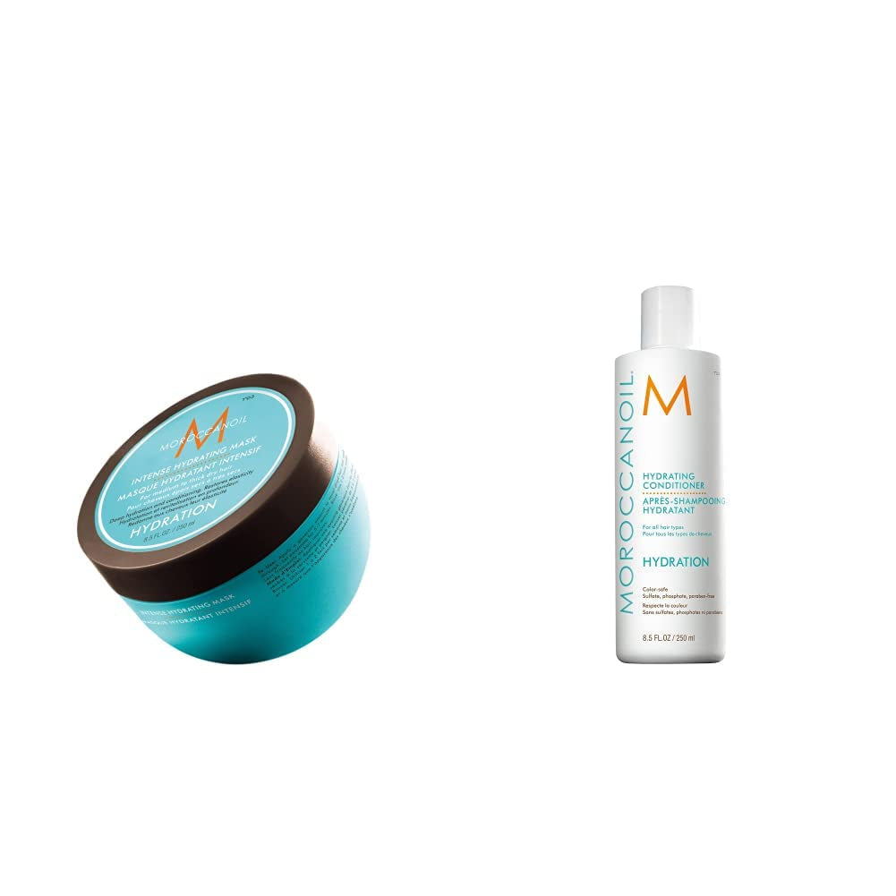 Moroccanoil intensive Feuchtigkeitsmaske Naty Shop Haarmaske 250 ml Packung mit feuchtigkeitsspendendem Conditioner