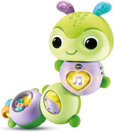 VTech Baby Spinning Fun Caterpillar – Sprechendes und singendes, interaktives Glocken- und Motorikspielzeug – Für 6–24 Monate Babyspielzeug Naty Shop