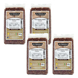 Italienischer Vollkornreis, unraffinierter Reis mit hohem Ballaststoffgehalt, ideal für kreative Reissalate und gesunde Gerichte, vakuumverpackt, 4 Packungen x 500 g