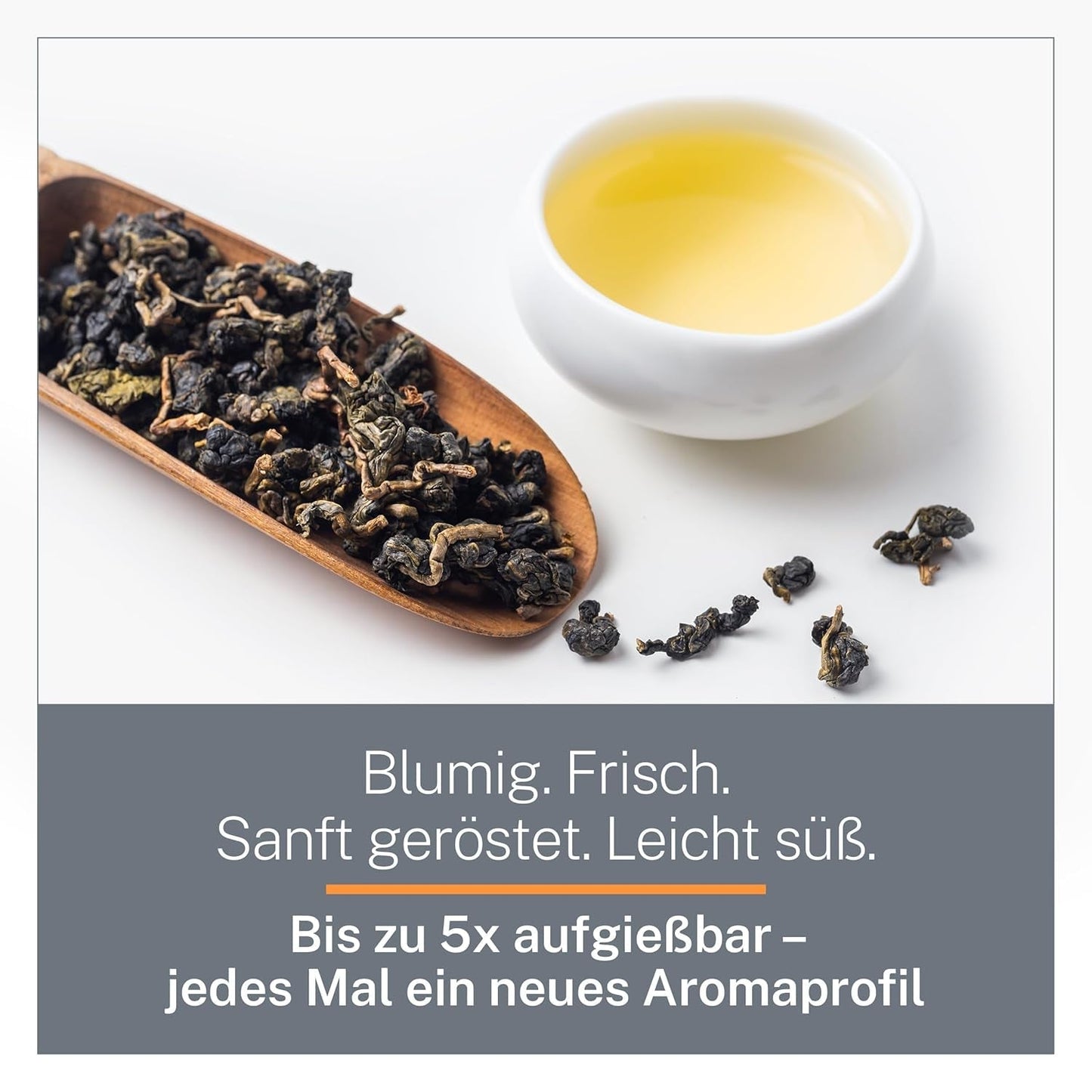 Ti Guan Yin Bio-Oolong-Tee 100 g – hochwertiger Bio-Oolong-Tee aus China – Wu Long (Zeremonialqualität) – für Teeliebhaber und Kenner – Mycupoftea