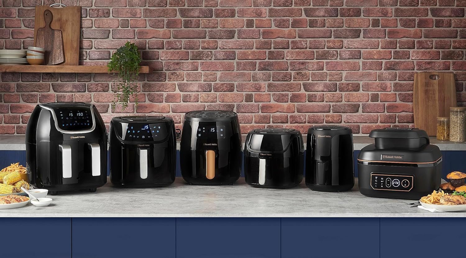 Russell Hobbs Air Fryer L 4L Rapid Airfryer, 7 Kochfunktionen, 10 Programme Haushaltsgeräte Naty Shop