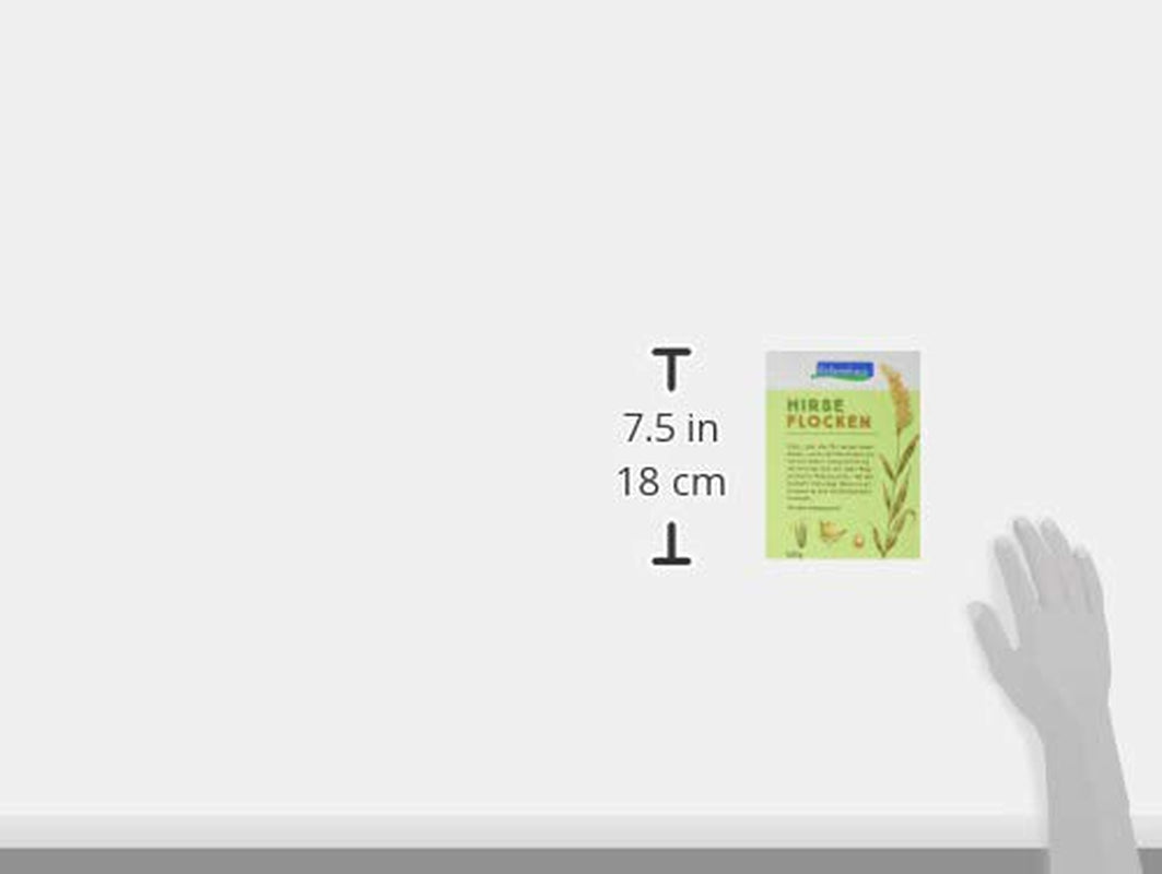 Hirse-Flocken Bio, 6er Pack (6 x 400 g) Getreide Naty Shop