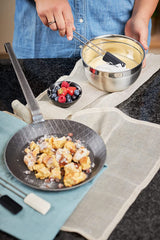 RÖSLE Serie 1888 Schmiedeeisen-Bratpfanne, hohe Qualität, hoher Rand für knusprige Pommes Frites und schnell gebratenes Fleisch, geeignet zum Grillen und Induktionstöpfe und -pfannen Naty Shop