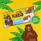 Kaba Vollmilch- und Milchcremeschokolade, gefüllte Tafelschokolade, 90g-Tafel, zartschmelzende Schokolade mit leichter Milchcreme und Kaba-Originalgeschmack