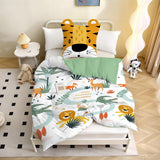 3D-Mikrofaserbettwäsche, Tiere, Unisex-Bettwäsche – Kinder Naty Shop