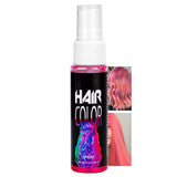 Haarspray-Farbe, temporäre rote Spray-Haarfarbe, rot gefärbte Haarfarbe, waschbare Haarfarbe, lebendiges rotes Haarfarben-Spray, sofortige Haarfarbe, Haarfarbe für Karneval, Halloween, Cosplay, Party, Haarfarbe, Naty Shop Pink, 30 ml (1 Packung)