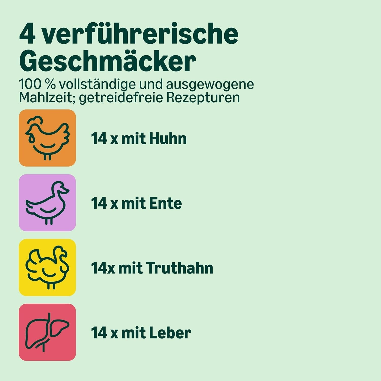 Getreidefreies Nassfutter für Katzen von Amazon für ausgewachsene Katzen, Fleischauswahl in Brühe, 4,76 kg, 56 Packungen à 85 g (ehemals lebenslang)