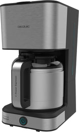 Cecotec Coffee 66 Drop & Thermo Filterkaffeemaschine, 950 W, 1,2 l, 10 Tassen, ExtremeAroma-Technologie, Anti-Tropf-Funktion, Wasserstandsanzeige, wiederverwendbarer Hauptfilter, Überhitzungsschutz