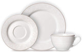 Ritzenhoff & Breker Isabella Kaffeeservice, 18-teilig, feines Porzellan, weiß mit Ornamenten, 37 x 26 x 25 cm