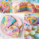 Essbarer Glitzer – 6 g Lebensmittelfarbpulver für Schokolade, Erdbeere, Muffins, Kuchen, Fondant (Gold)