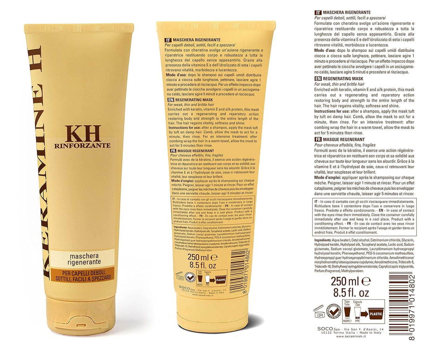 Regenerierende Maske – 250 ml, 21 Naty Shop Haarmaske