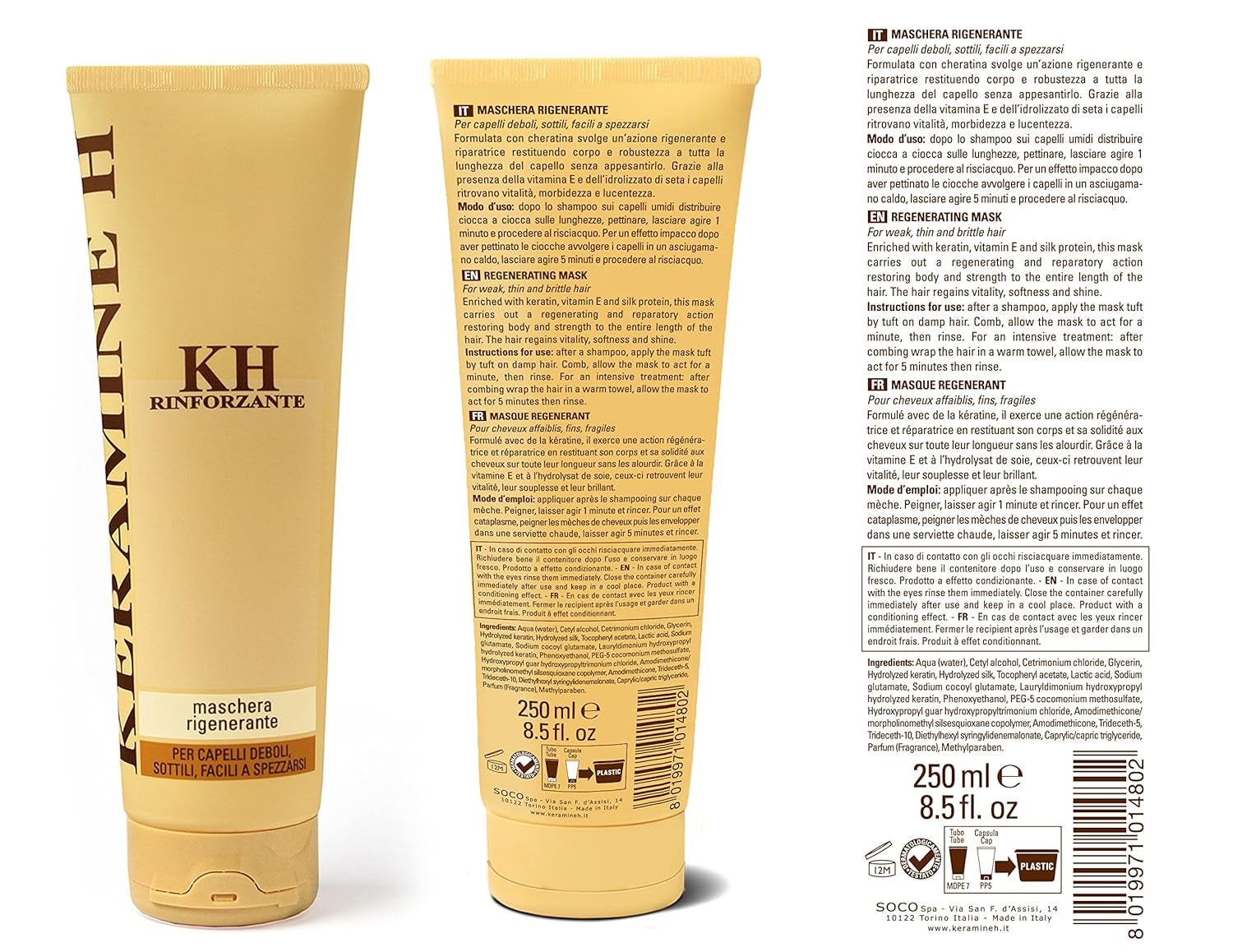 Regenerierende Maske – 250 ml, 21 Naty Shop Haarmaske