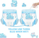 Bedruckte Windeln für Erwachsene, 5500–5800 ml, 10 Stück – Toiletten-Slips (XL)