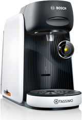 Bosch Tassimo finesse TAS162E Kapsel-Espressomaschine, 70 Getränke, intensiverer Kaffee auf Knopfdruck, automatische Abschaltung, nachhaltig, perfekte Dosierung, 1400 W, schwarz/schwarz