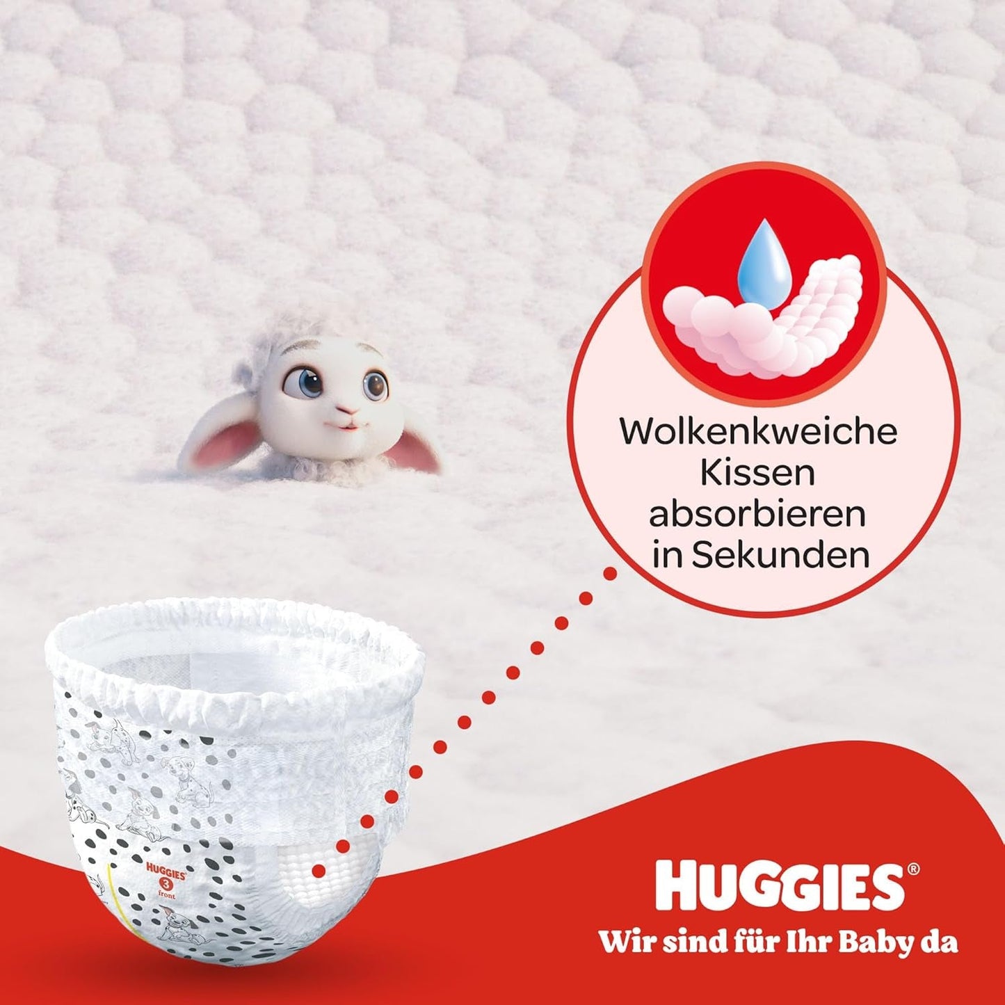 Huggies Little Movers Disney-Hosen, Größe 4, 120 Stück (4 x 30), Monatsbox