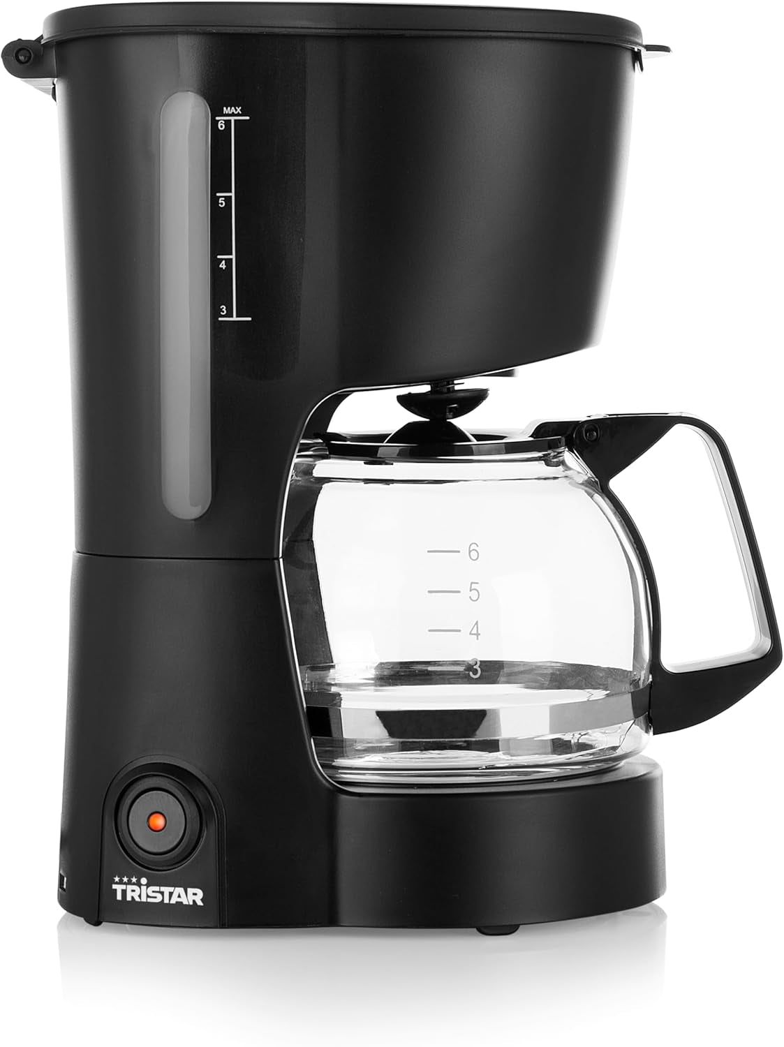 Tristar-Kaffeemaschine, Kapazität 6 Tassen, 600 W, Warmhaltefunktion, automatischer Stopp, Dauerfilter, Anti-Tropf-System, kompakt und tragbar, leicht zu reinigen, CM-1246