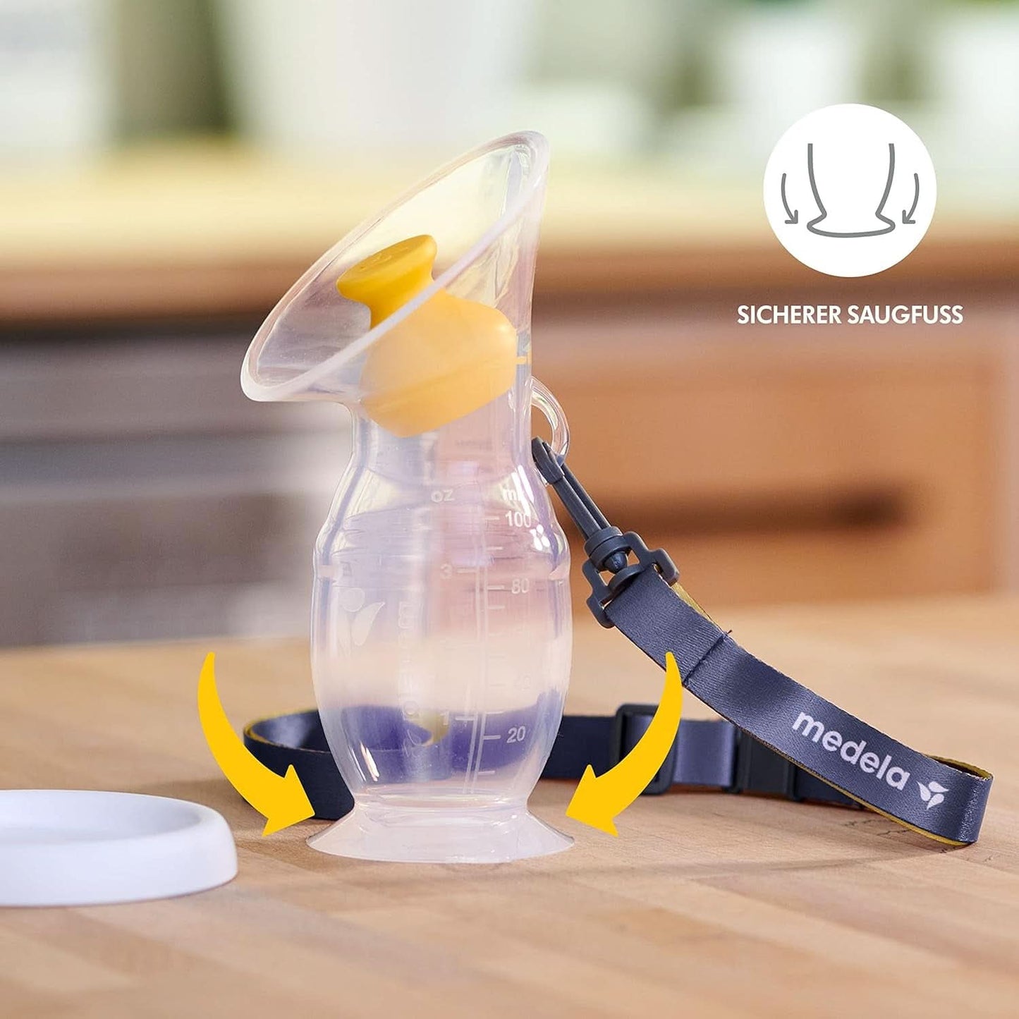 Medela Muttermilchsammler aus Silikon Lebensmittel und Stillzubehör Bebe Naty Shop
