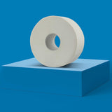 Amazoncommercial Mini-Jumbo-Toilettenpapier, parfümfrei, 2-lagig, 6684 Stück, 1 Packung mit 12 Rollen, 557 Blatt pro Rolle, Blattgröße: 30,5 x 9 cm, weiß, kompatibel mit T2-Spendern