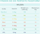 Windeln Pillo 3 – Box mit 168 Windeln, 6 Packungen mit je 28 Windeln, Größe 3 – Midi (6–10 kg) – Windeln für Babys
